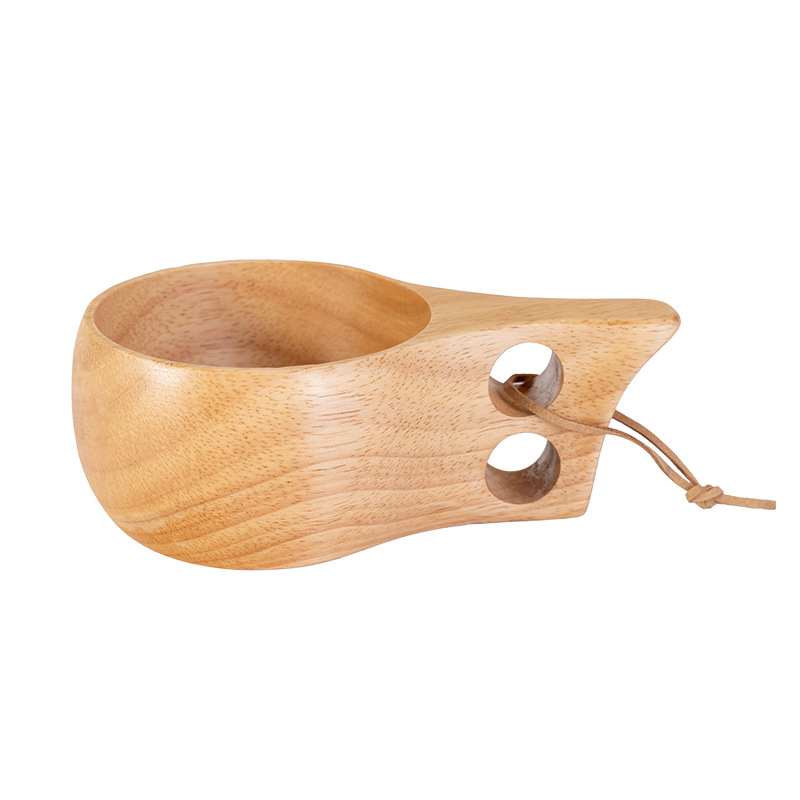 Classic Portable Acacia Wood Mugs for Coffee and Tea Lovers