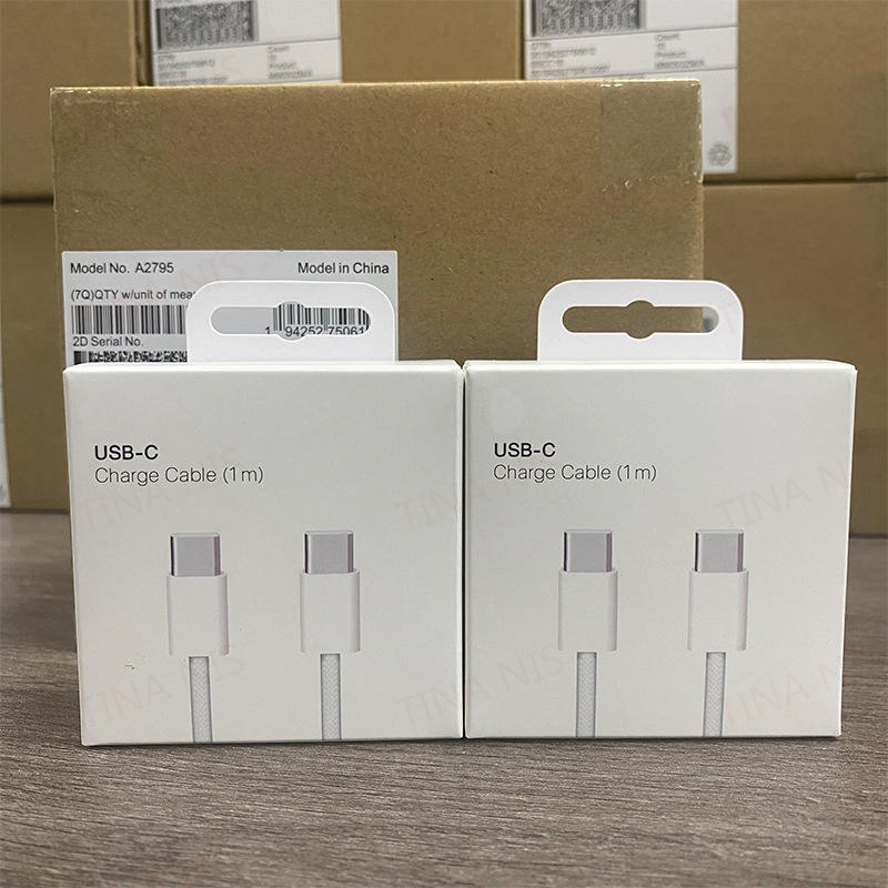 USB-C кабель 20W PD для быстрой зарядки, 1-2 м