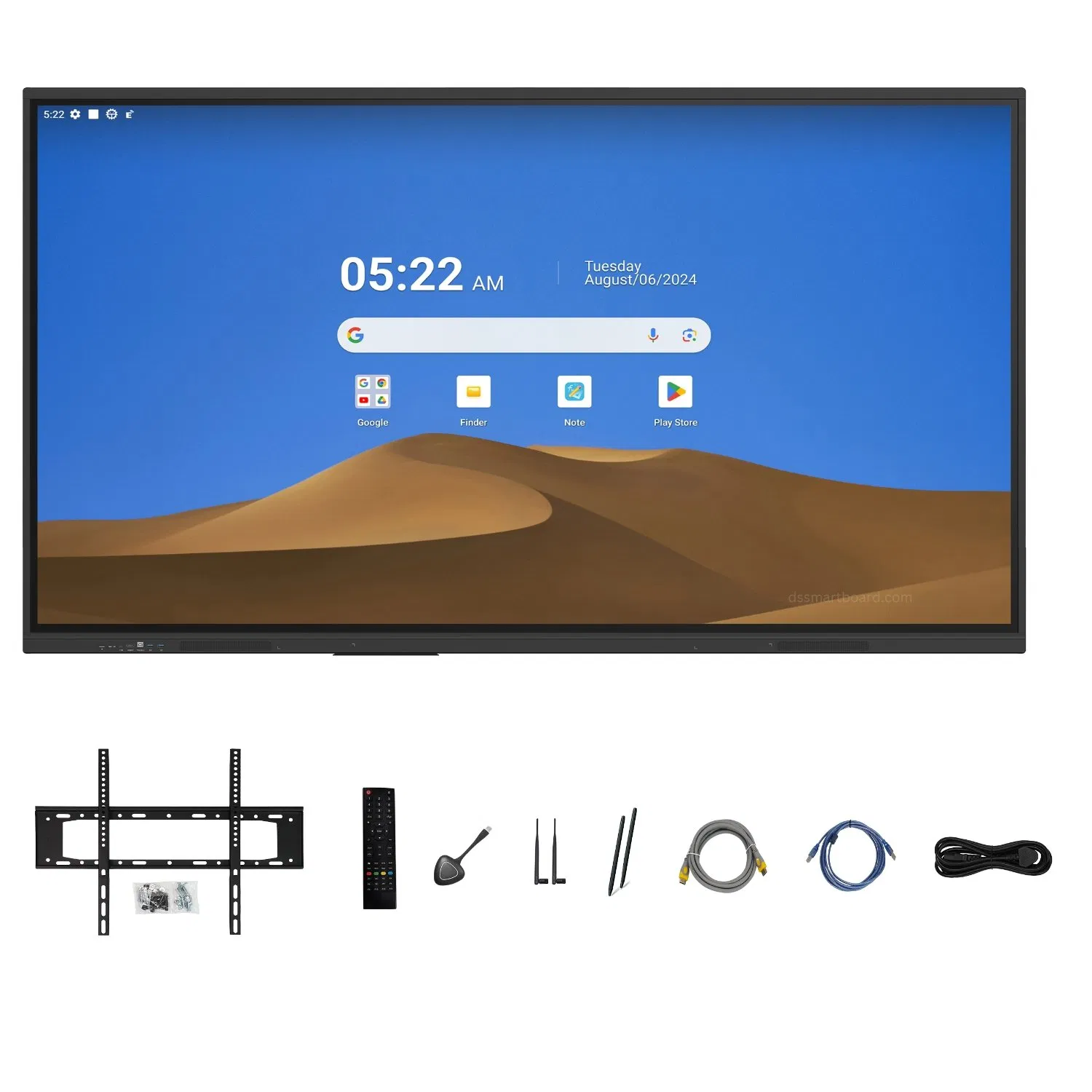 EDLA Certified 86inch Interactive Flat Panel smart board4K Android 13