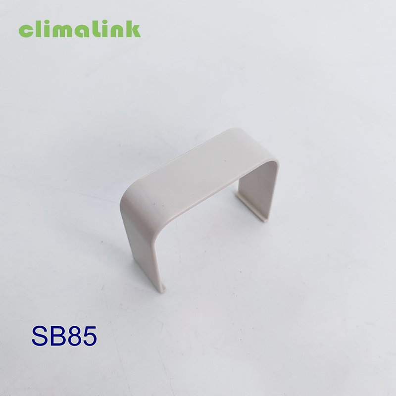 Air Conditioner Duct Decorative Cross Joint Pipe PVC Trunking Duct HVAC Manufacturers PVC Air Conditioner Pipe Cover