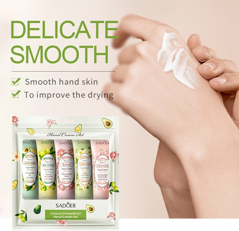 Online Wholesale in Stock Private Brand Wholesale Hand Cream Lotion Skincare Nourishing Moisturizing Flower Fragrance Hand Cream