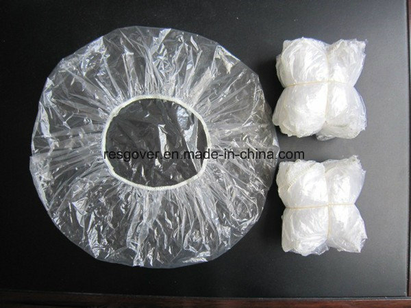 Disposable Plastic PE Shower Cap, Bathing Cap
