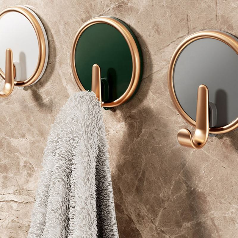 Kitchen Strong Load-Bearing Adhesive Light Luxury Clothes Hook