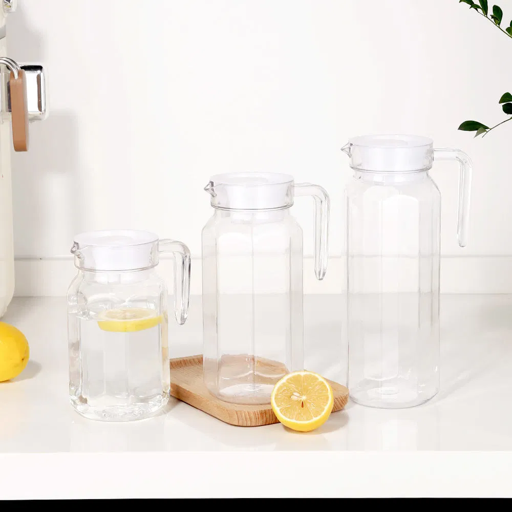 PC Material Clear Water Jug Plastic Beer Pitcher Ice Holder Water Pitcher