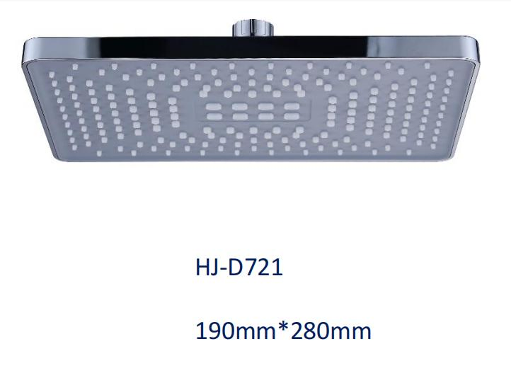225*225mm Round Plastic Shower Head for Bathroom Set