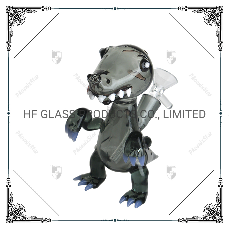 2022 New Cute Animal Mini Pipes DAB Dinosaur Oil Rig Hand Blown Pyrex Wax Tool Smoke Set Wholesale Smoking Glass Water Pipe