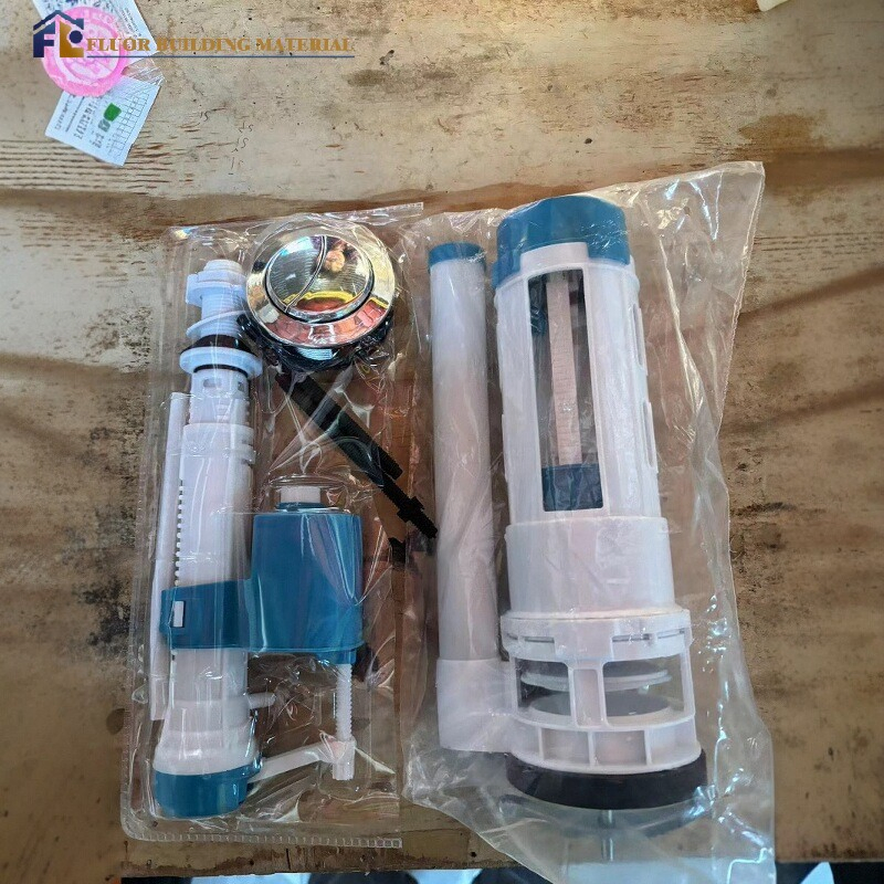 Toilet Water Tank Fittings Dual Flush Valve Cistern Inlet and Outlet Fittings