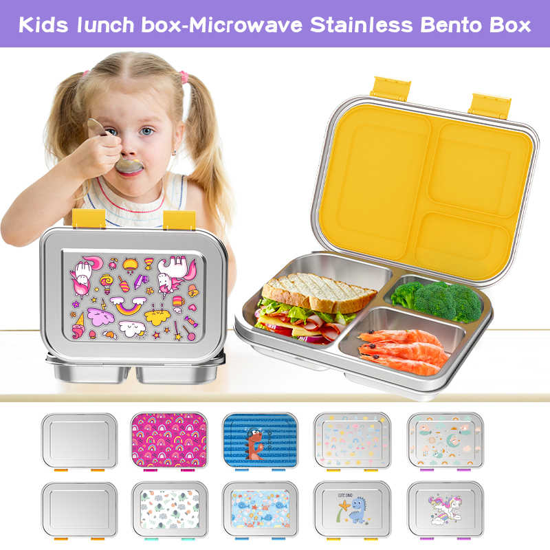 Aohea Professional Manufacturer of Custom Stainless Steel Lunch Boxes Custom Sizes, Colors & Patternsfda/ LFGB Approvedfast Turnaroundperfect for Retail & Promo