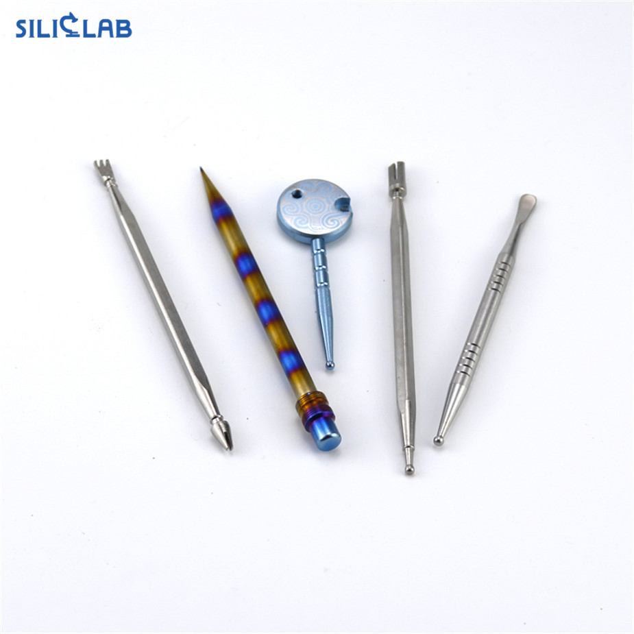 Professional Factory Sale Gr2 Titanium DAB Nail Ti Nails for Glass DAB Rigs