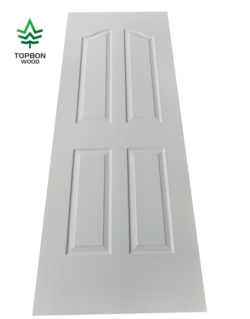 White Primer Moulded Exterior Door Skin for Foreign Market
