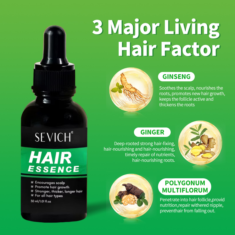New Arrival OEM Herbal Ginger Ginseng Anti Hair Loss Treatment Scalp Care Hair Growth Essential Oil