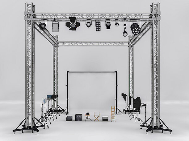 Concert Truss System Ladder 300mm Endplate Bolt Truss