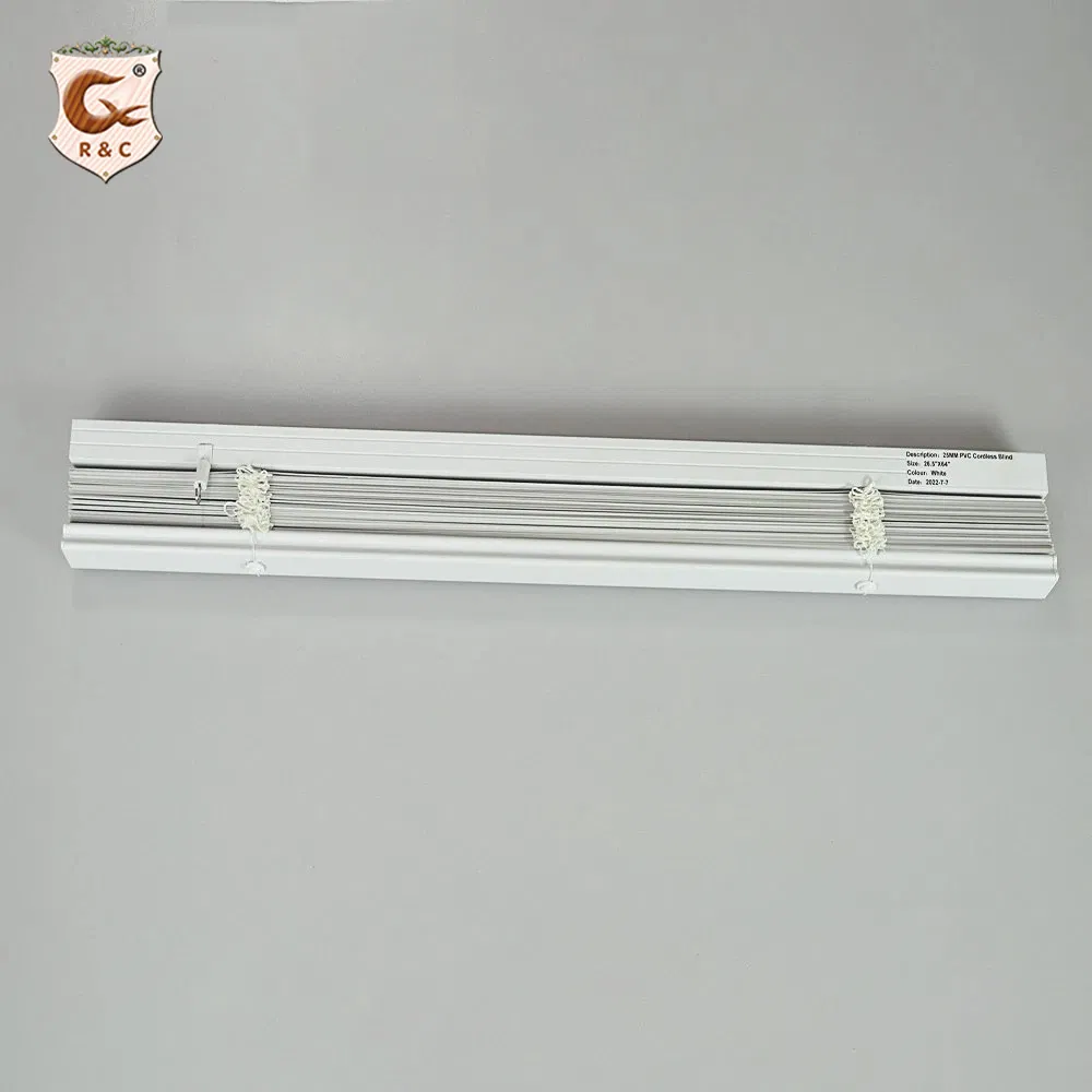 Manufacture Home Decor Window Blackout Cordless PVC Venetian Blinds