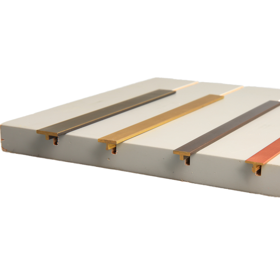 Marble Background Wall Decoration T-Shaped Copper Strip Edge Strip Brass Profile Extrusion Processing