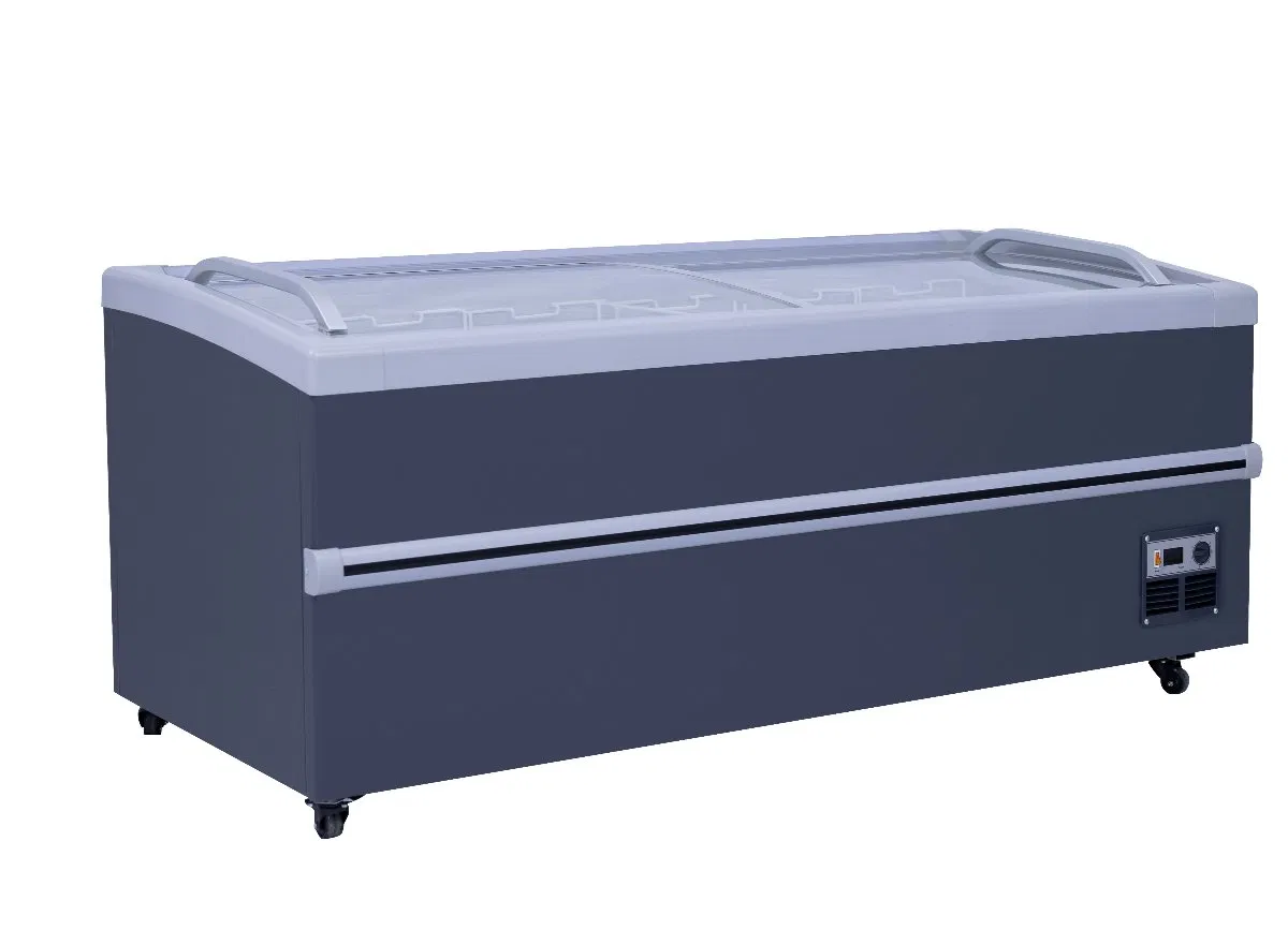 Si-FF9213m Supermarket Freezer with Flat Glass