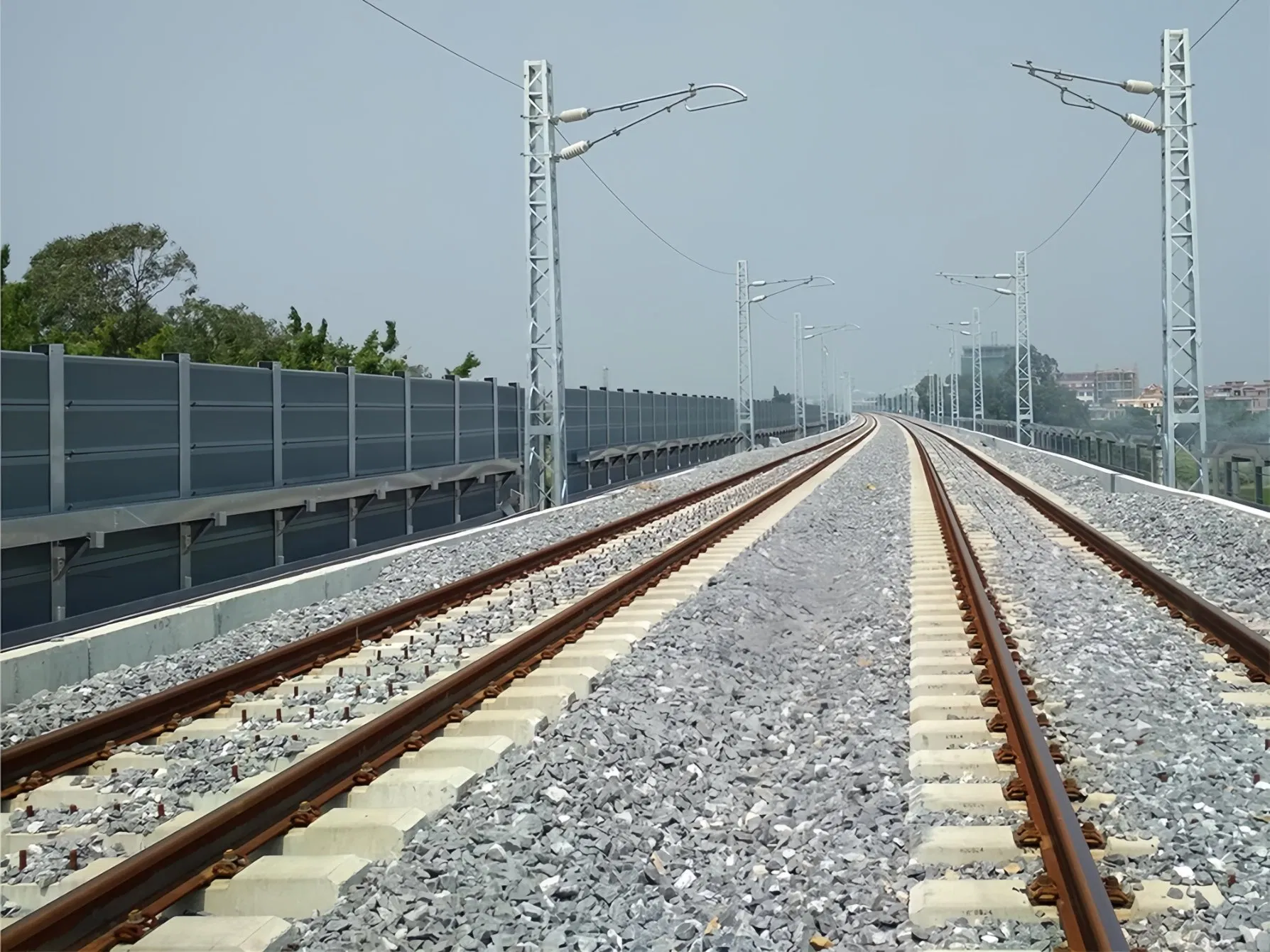 Galvanized Aluminum Noise Reduction Barrier Wall Panel for Highways