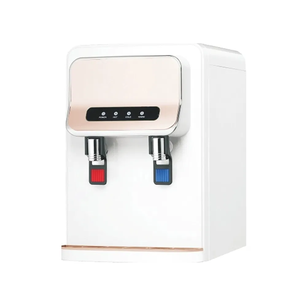 3 Taps Cold Hot Desktop Drinking Water Cooler Dispenser with Electric Compressor Cooling