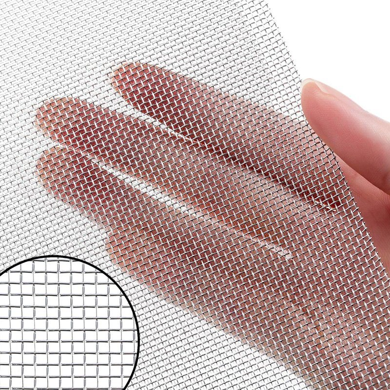 10 12 14 Mesh Stainless Steel Security Window Screen / Mosquito Net Wire Mesh
