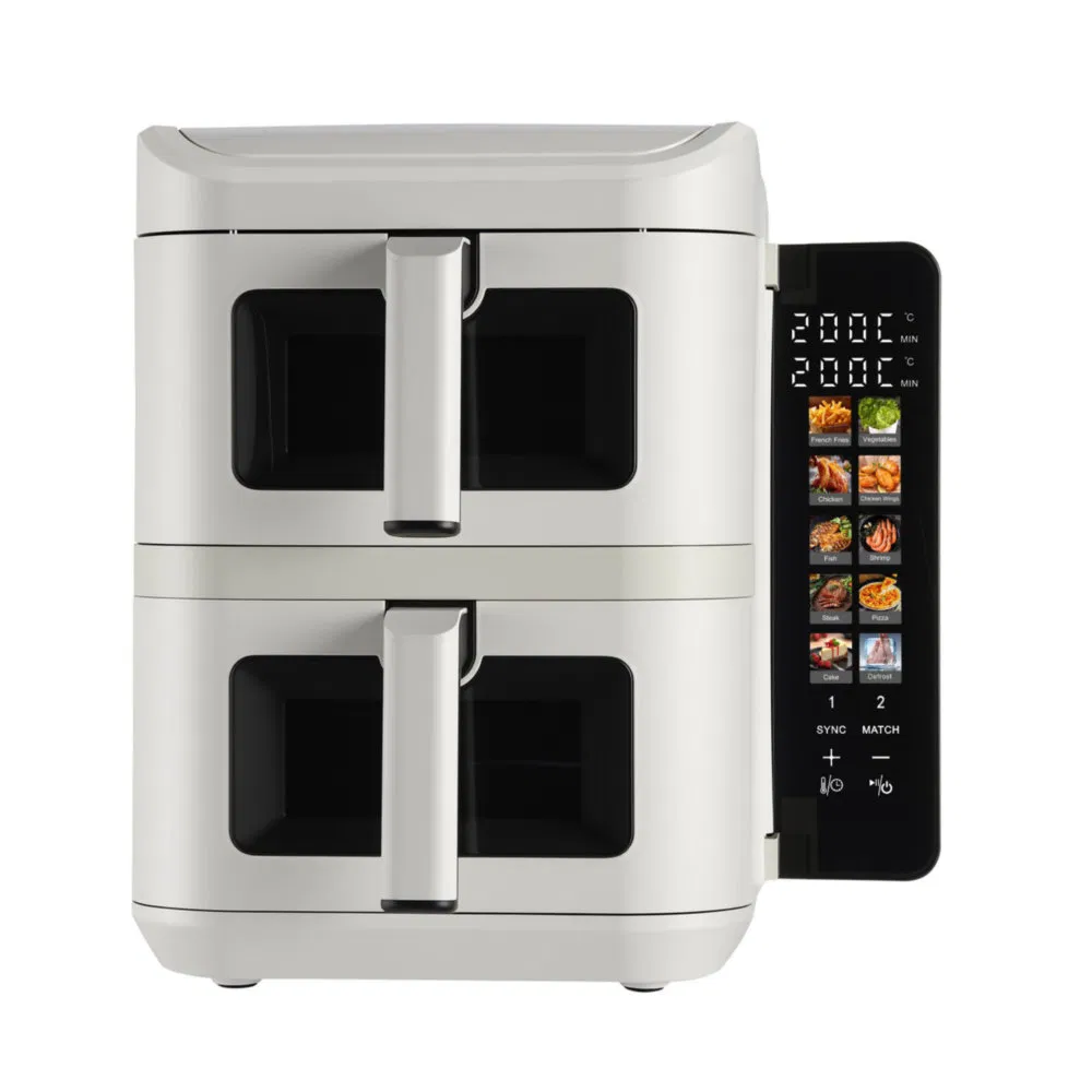 Convenient Stable 11L OEM Custom Double-Stack Big Air Fryer for Home Kitchen