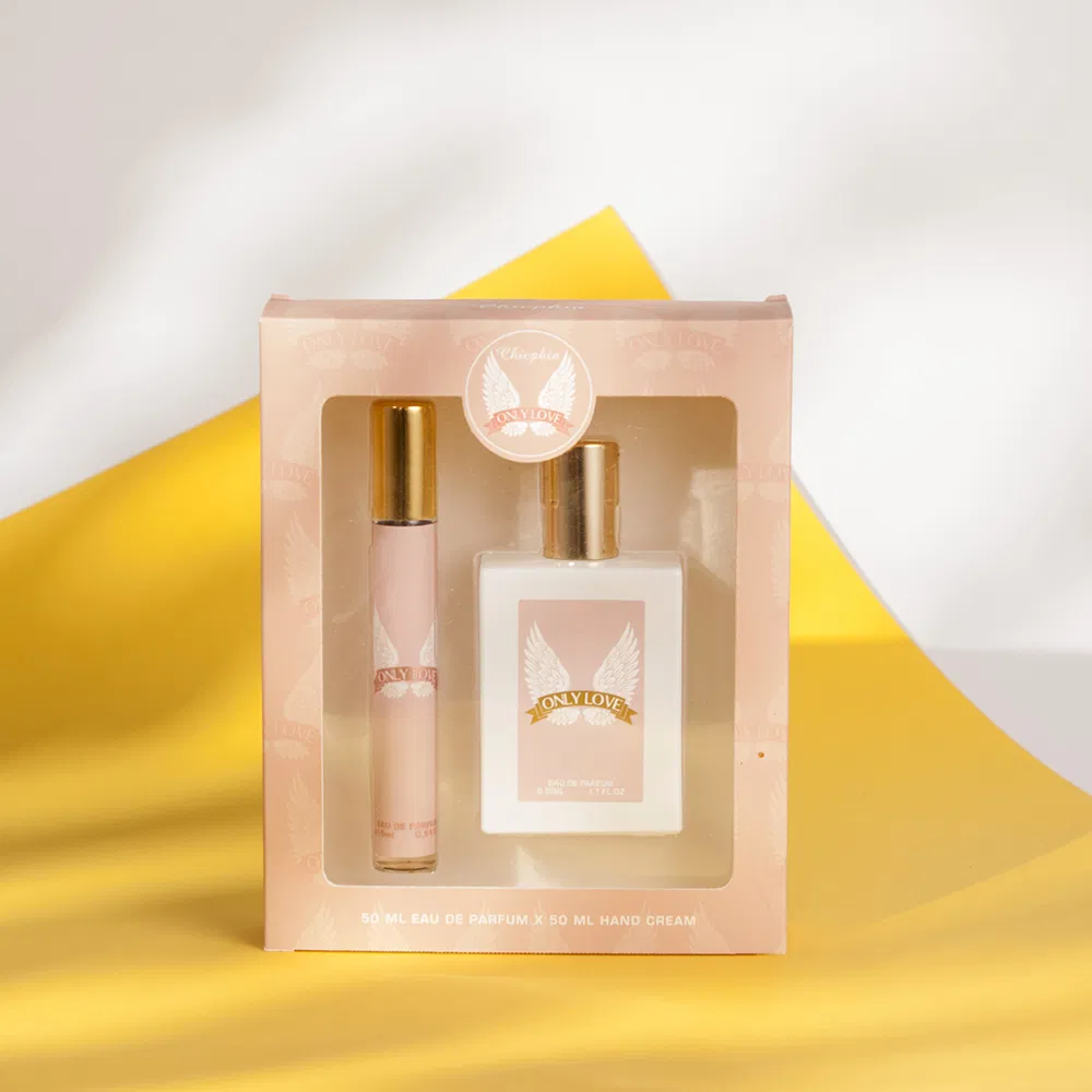 Wholesales Women's Perfume Gift Set, 2 Pieces Include Long Lasting Perfume, Hand Cream