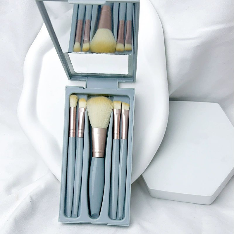 Professional Travel Makeup Brush Set Private Custom Compact Foundation Concealer Brushes