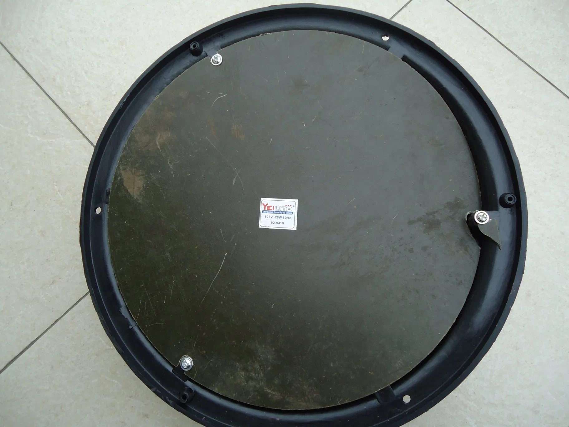 Electricl Doorbell Timbre Campana Con Placa Cromada UC4-250mm