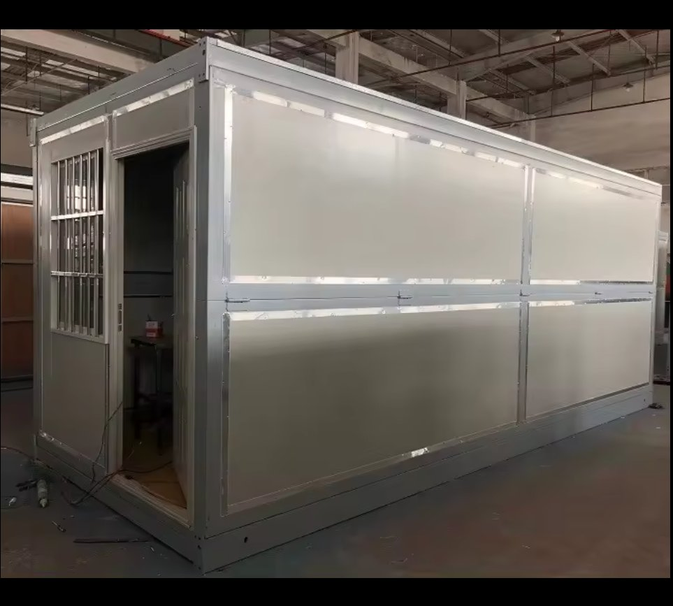 Portable 20-Foot Folding Toilet Container for Efficient Storage