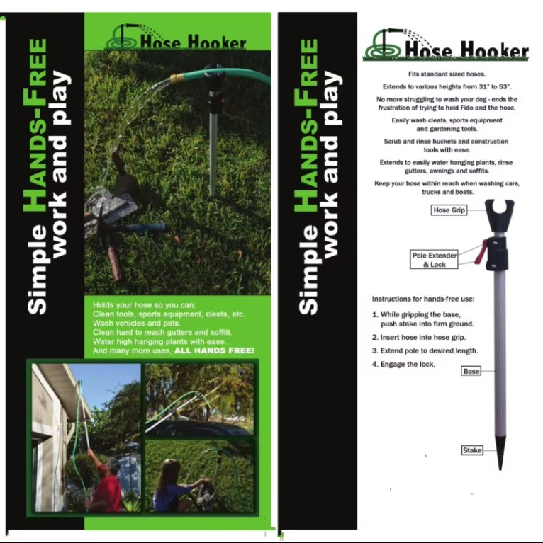 Telescopic Aluminum Hose Bracket Garden Water Pipe Support for Lawn Plant Protection