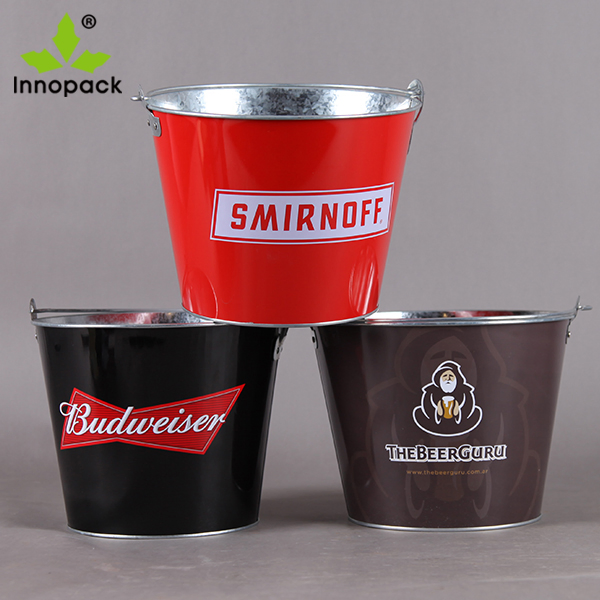 Wholesale 5 Quart Large Galvanized Corona Wine Beer Metal Ice Bucket