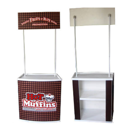 Hot Sale Portable ABS Promotion Display Table Desk Cheap Supermarket Exhibition Booth Counter Table