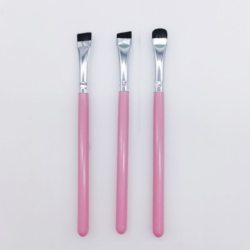 Round Head Synthetic Eyebrow Brush Black White Pink Brushes Makeup for Eyeliner Eye Shadow