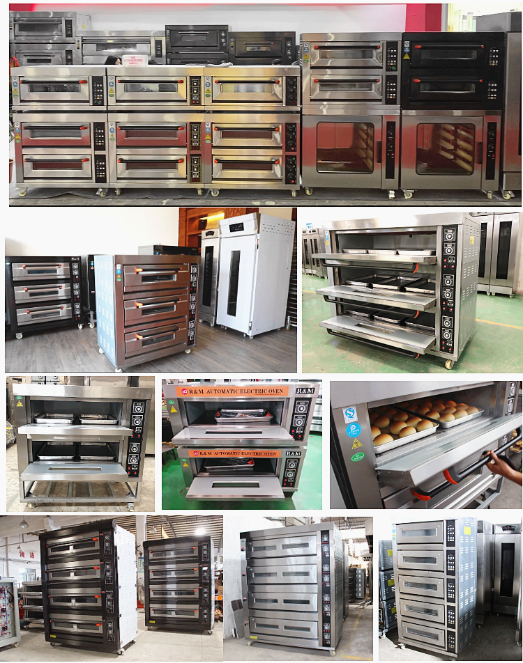 Industrial Size Retail Build Steak out Door Gas LPG Stone 1 2 3 Deck Pizza Oven Set Price in Lahore Bangladesh Thailand Camping