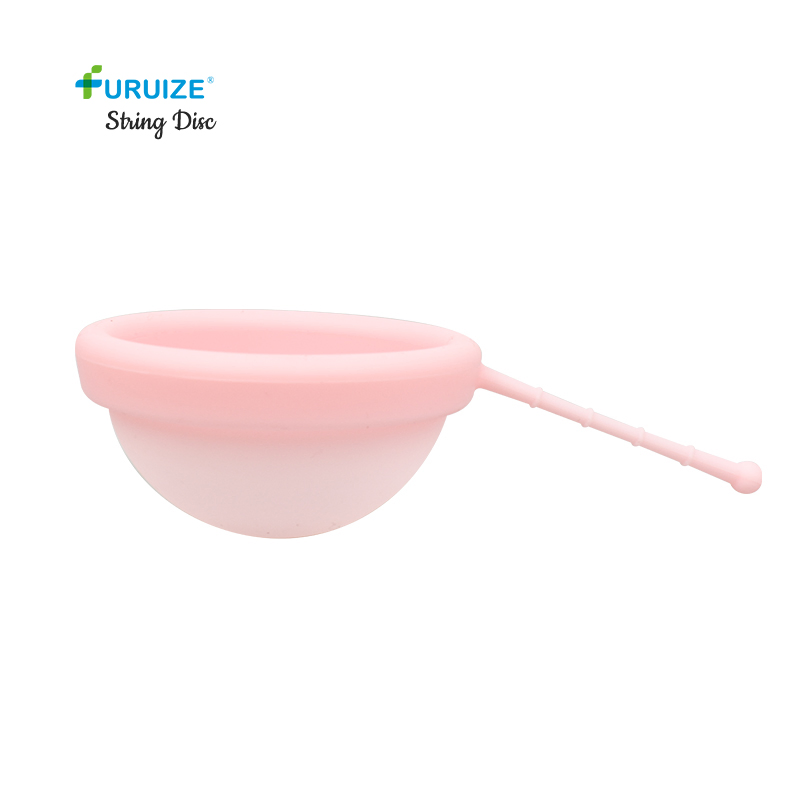 Colorful Customzied Disco Foft Disc Menstrual Disk Silicone Menstrual Disc with Box