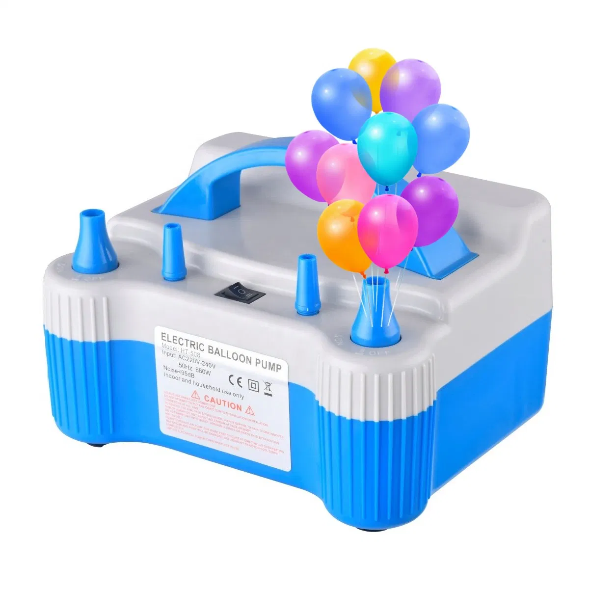 680W Factory Supply Electric Balloon Pump Powerful Automatic Blower for Party Decoration