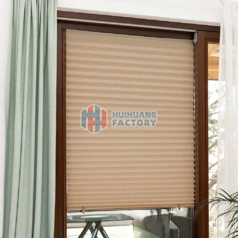 Window Folding Sunshade Cloth Shade Shutter Pleated Blackout Fabric