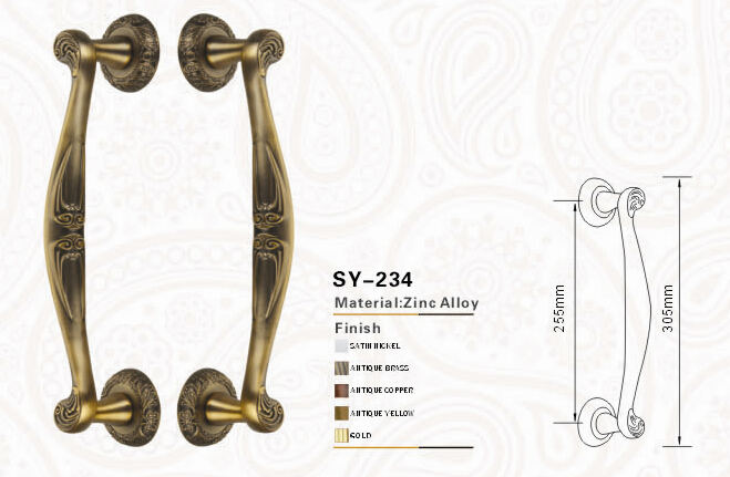 Simple Antique Style Zinc Alloy Classic Cabinet Handle (SY-095 AB)