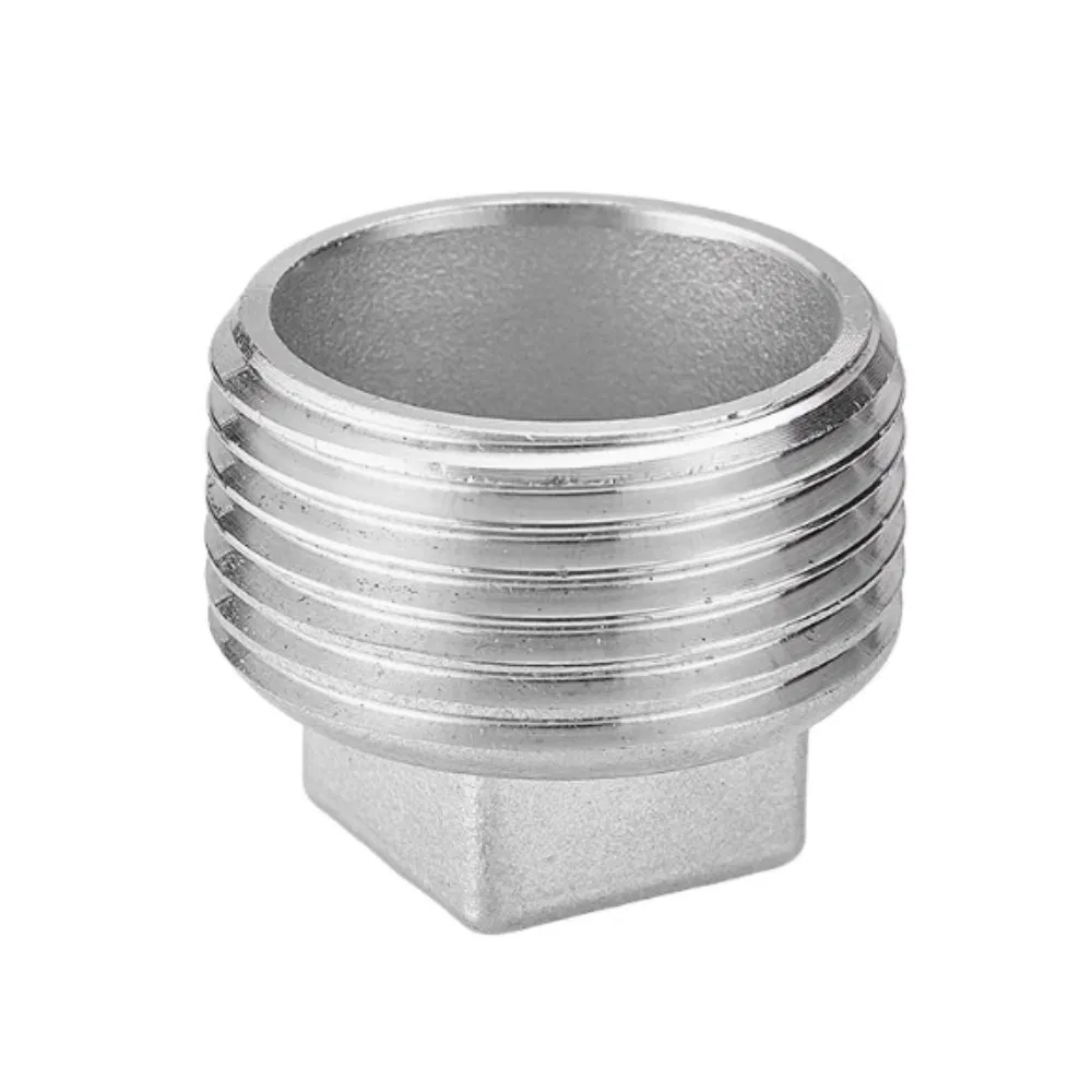Stainless Steel 304 Cast Pipe Fitting, Square Head Cored Plug