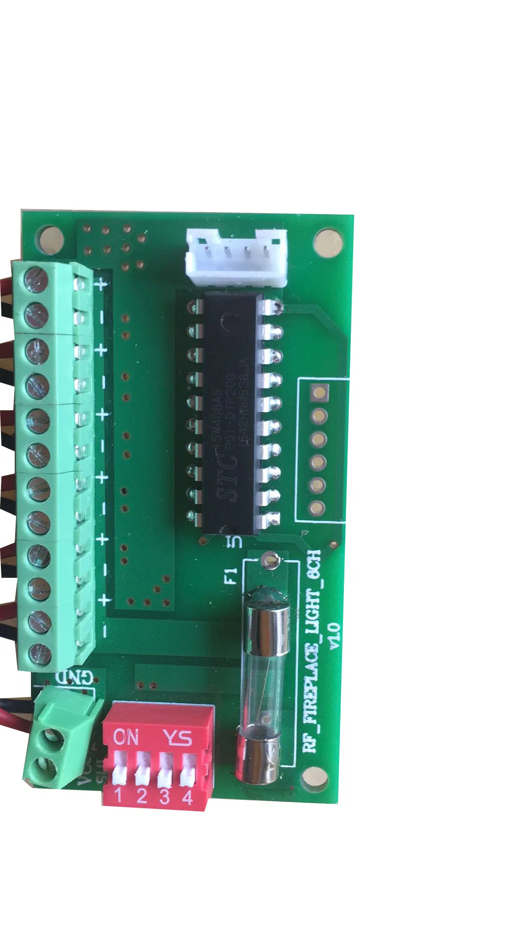 LCD Tc/APP/Push Buttons Remotely Control Electric Fireplace PCBA