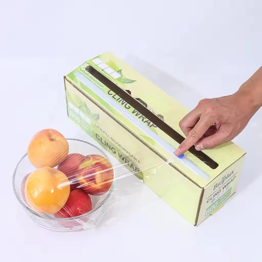 Plastic Cling Film Cover Antibacterial Disposable Elastic Cling Bag Food Cling Film