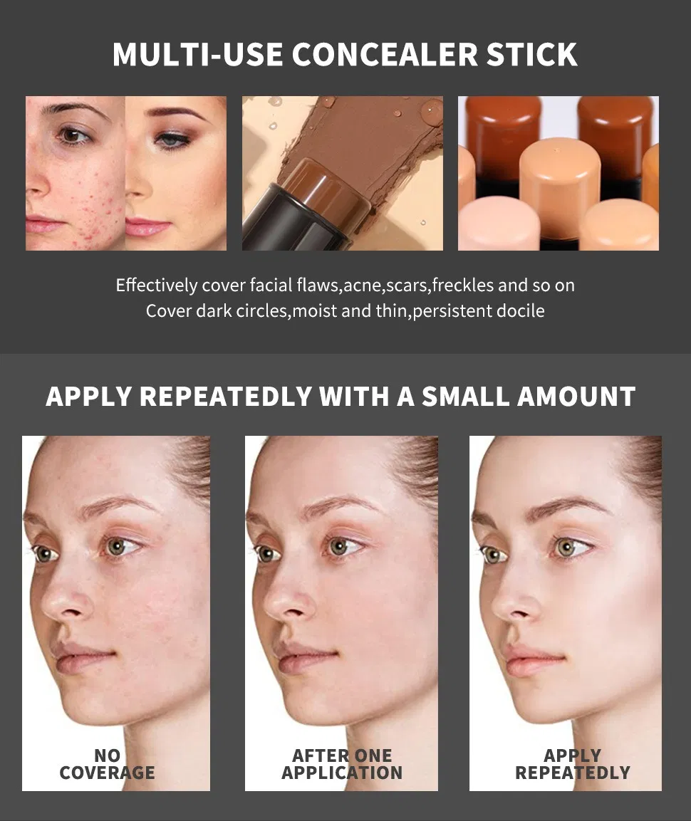 Waterproof Vegan Cosmetics Makeup Contour Cream Stick for Face