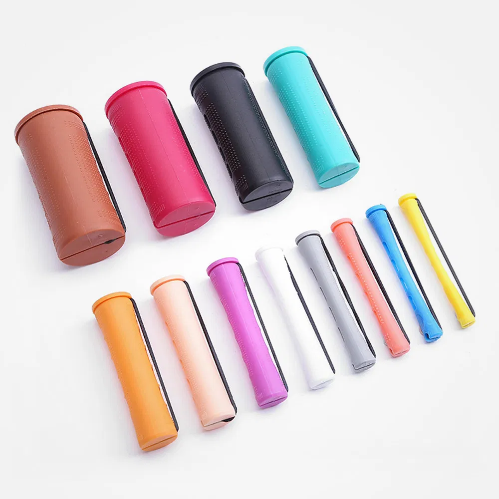 Guangdong Salon Mini Wholesale Wave DIY Plastic Barrel Hair Curler Roller Pin Rollers Set with Rubber
