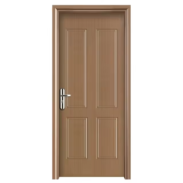 Durable UPVC School Door with Secure Lock and Hinges