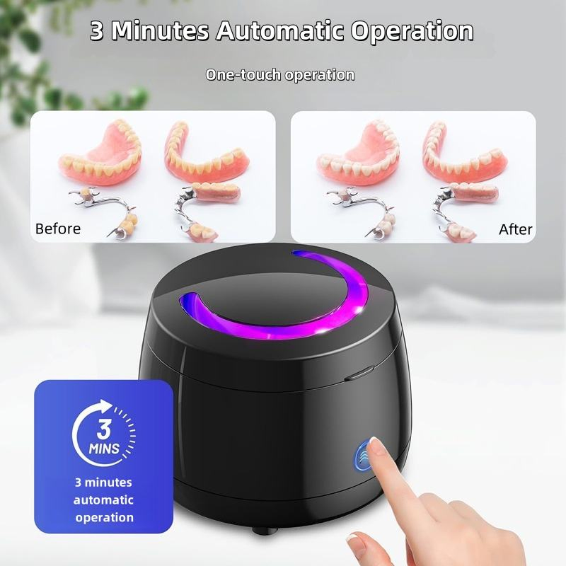 Small Ultrasonic Cleaning Machine for Braces UV Electric Toothbrush Sterilizer