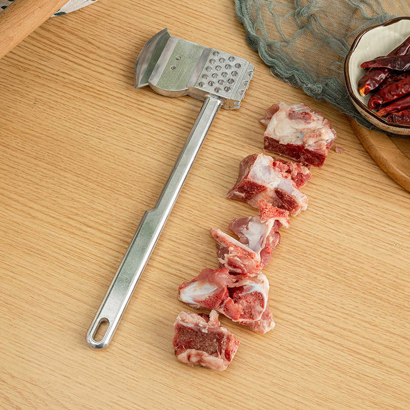 Multifunctional Aluminum Alloy Axe Type Meat Chopping Hammer Kitchen Meat Tenderizer