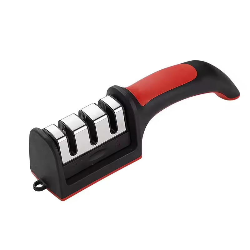 Multi-Functional Four-Stage Kitchen Knife Sharpener Fast Three-Stage Sharpening for Scissors Hanging Household Tool