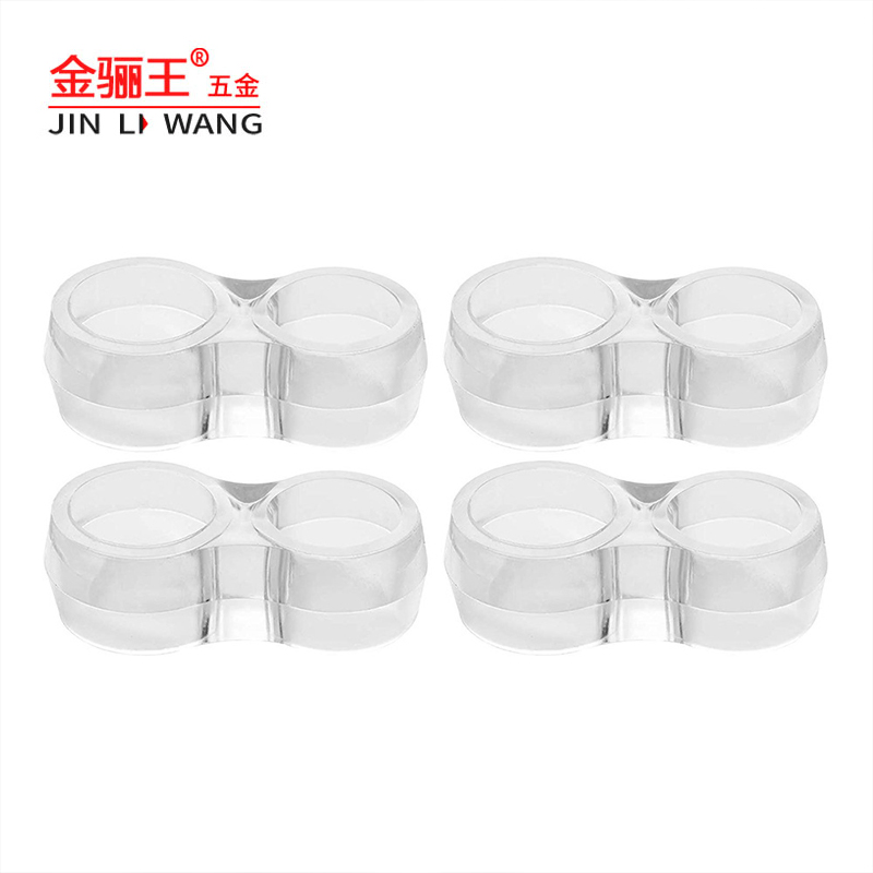 Door Hardware Fittings Transparent PVC Door Handle Buffer Door Stoppers