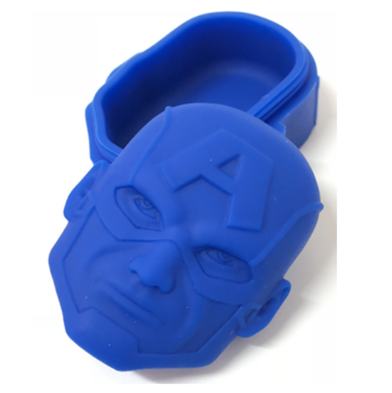 Silicone Smoking Container Cartoon Type Silicone Container for Oil Wax Herb Tobacco Storage