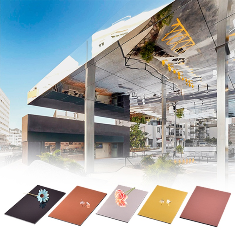 4mm PVDF ACP Acm External Wall Building Materials Fireproof Aluminum Composite Panels