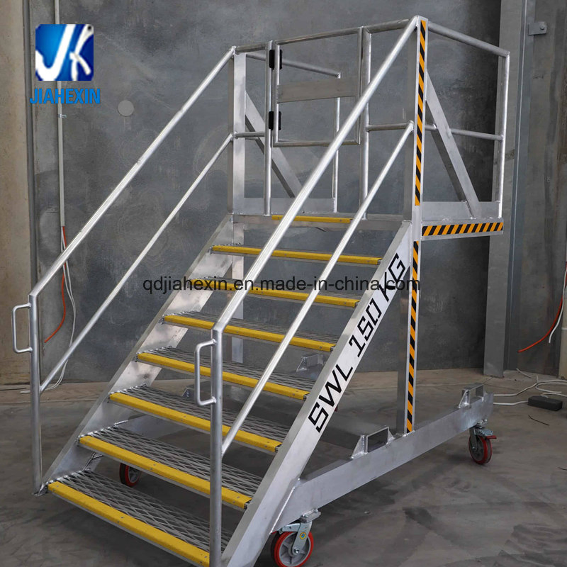 Customized Steel Working Platform with Steel Staircase