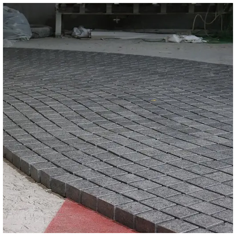 G654 Dark Grey Granite Outdoor Paving Cobblestone